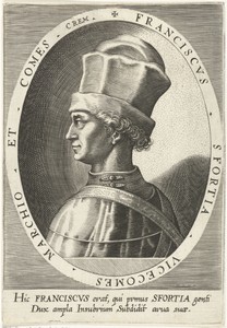 Portret van Francesco I Sforza, hertog van Mailand