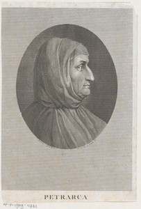 Portret van Francesco Petrarca