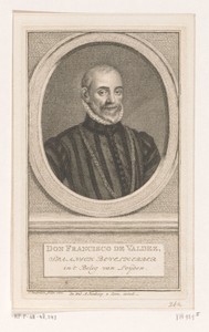 Portret van Francisco de Valdez