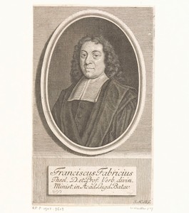 Portret van Franciscus Fabricius