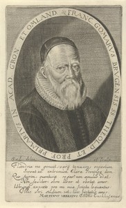 Portret van Franciscus Gomarus