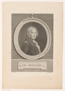Portret van François-Augustin de Paradis de Moncrif