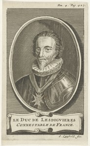 Portret van François de Bonne van Lesdiguières