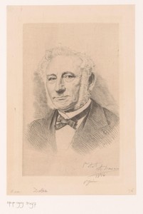 Portret van François Dolez, burgemeester van Mons