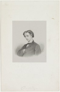 Portret van François Haverschmidt, bekend als Piet Paaltjens