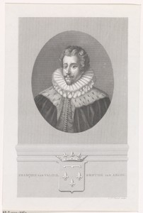 Portret van François-Hercule de Valois, hertog van Anjou