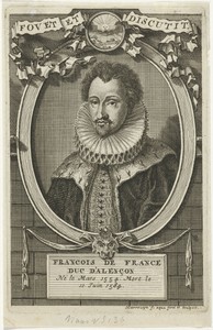 Portret van François-Hercule de Valois, hertog van Anjou