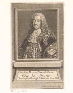 Portret van François-Joaquin-Bernard Potier de Gesvres