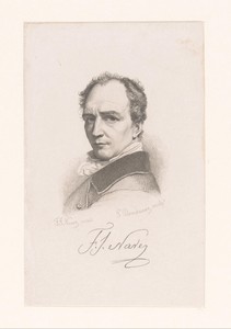 Portret van François Joseph Navez, naar een zelfportret