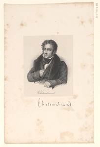 Portret van François-René de Chateaubriand