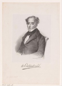 Portret van François René de Chateaubriand