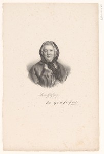 Portret van Françoise de Graffigny