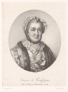 Portret van Françoise de Graffigny