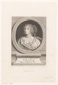 Portret van Françoise de Rochechouart, markiezin van Montespan