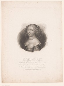 Portret van Françoise Madeleine d'Orléans