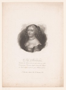 Portret van Françoise Madeleine d'Orléans