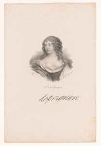 Portret van Françoise-Marguerite de Sévigné, gravin van Grignan