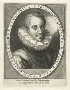 Portret van Frans Hercules van Anjou