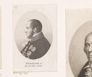 Portret van Frans I, koning der Beide Siciliën