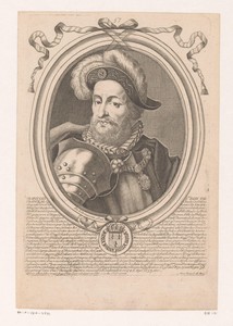 Portret van Frans I van Valois-Angoulême, koning van Frankrijk