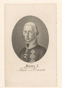 Portret van Frans II Josef Karel, Rooms-Duits keizer