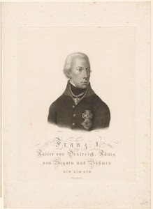 Portret van Frans II Josef Karel, Rooms-Duits keizer