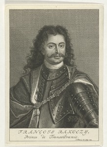 Portret van Frans II Rákóczi, prins van Transsilvanië