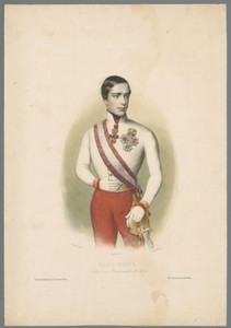 Portret van Frans Jozef I Karel