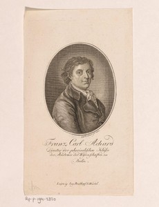 Portret van Franz Carl Achard