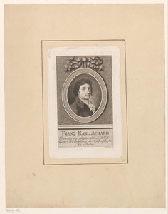 Portret van Franz Carl Achard