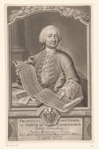 Portret van Franz Christoph von Scheyb