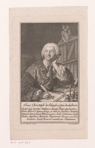 Portret van Franz Christoph von Scheyb
