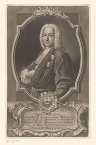 Portret van Franz Ernst Brückmann