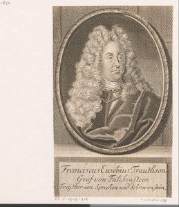 Portret van Franz Eusebius, Graf Trautson von Falkenstein