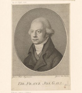 Portret van Franz Joseph Gall