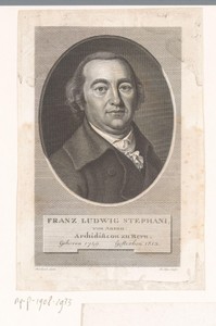 Portret van Franz Joseph Stephani