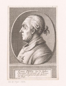 Portret van Franz Ludwig Pfyffer