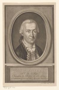 Portret van Franz Ludwig Pfyffer