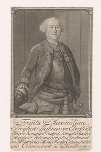 Portret van Franz Maximilian Jahnus von Eberstädt