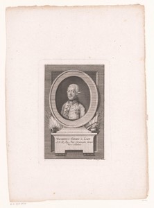 Portret van Franz Moritz von Lacy