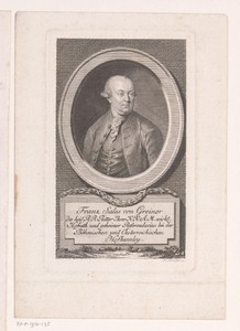 Portret van Franz Sales von Greiner