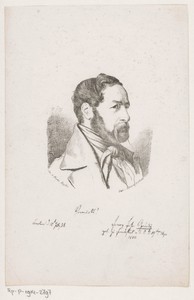 Portret van Franz van Gaudy op 38-jarige leeftijd