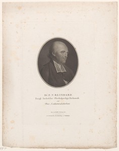 Portret van Franz Volkmar Reinhard