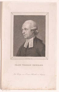 Portret van Franz Volkmar Reinhard