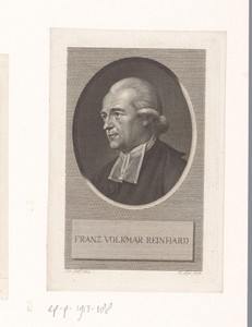Portret van Franz Volkmar Reinhard