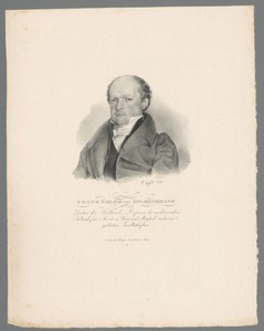 Portret van Franz Xaver Edler von Hildenbrand