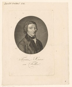 Portret van Franz Xaver von Feller