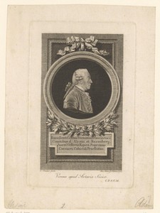Portret van Franz Xaver Wolf von Orsini-Rosenberg