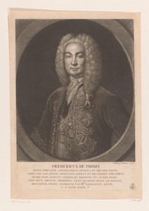 Portret van Frederic de Thoms op 39-jarige leeftijd