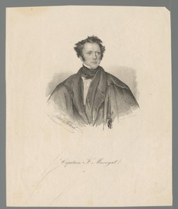 Portret van Frederick Marryat